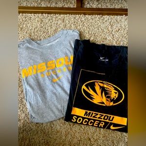 Nike Mizzou Soccer training tops